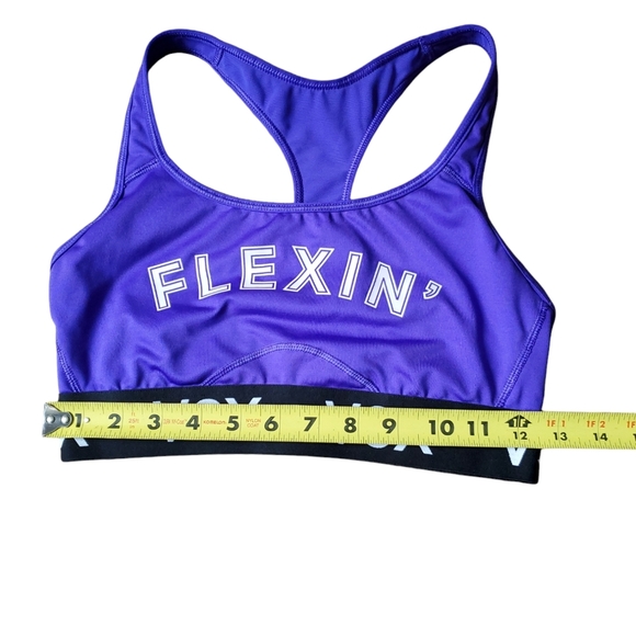 Victoria's Secret Sport Bra Flexing M Purple - Picture 4 of 6